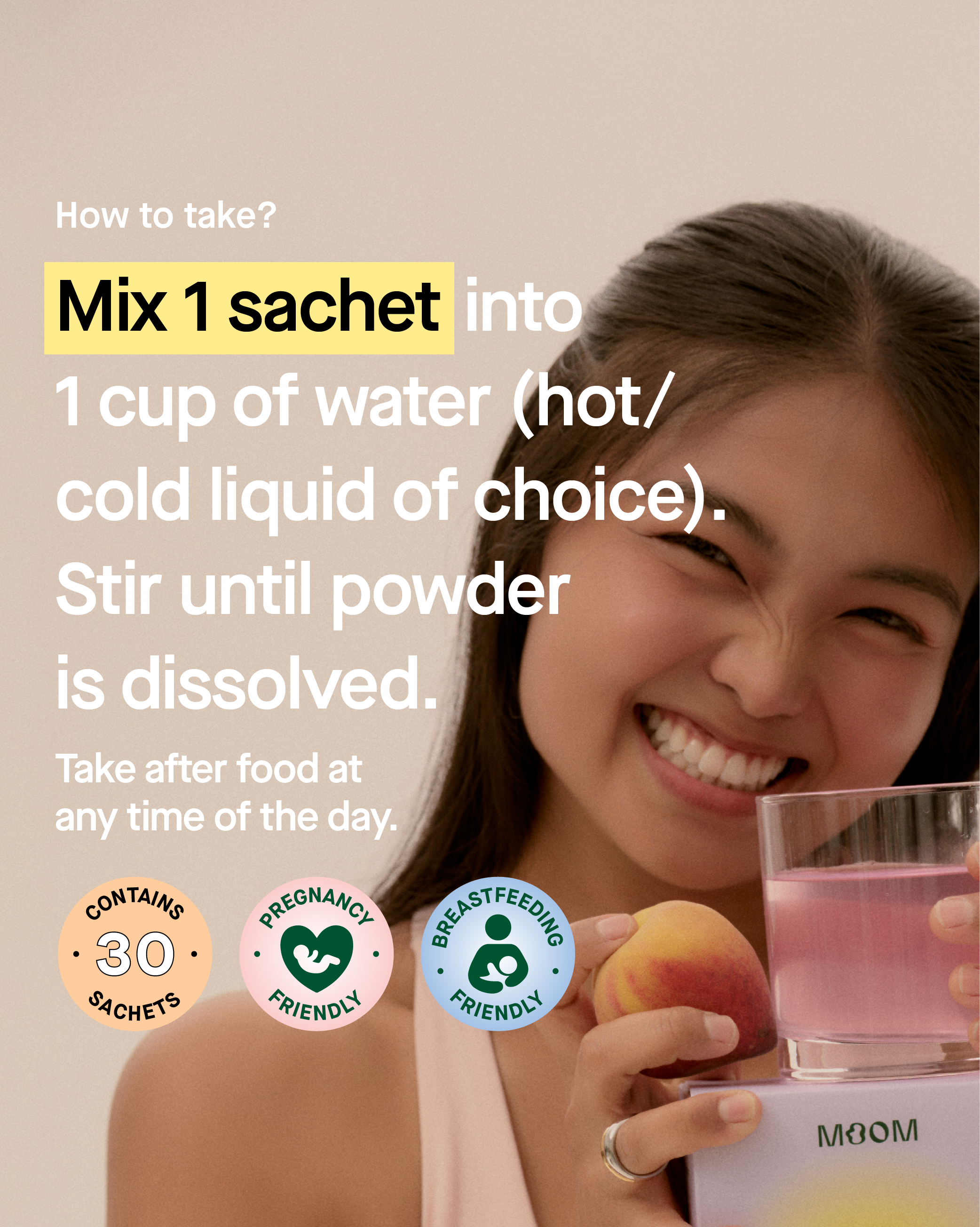 Happy Hormones White Peach