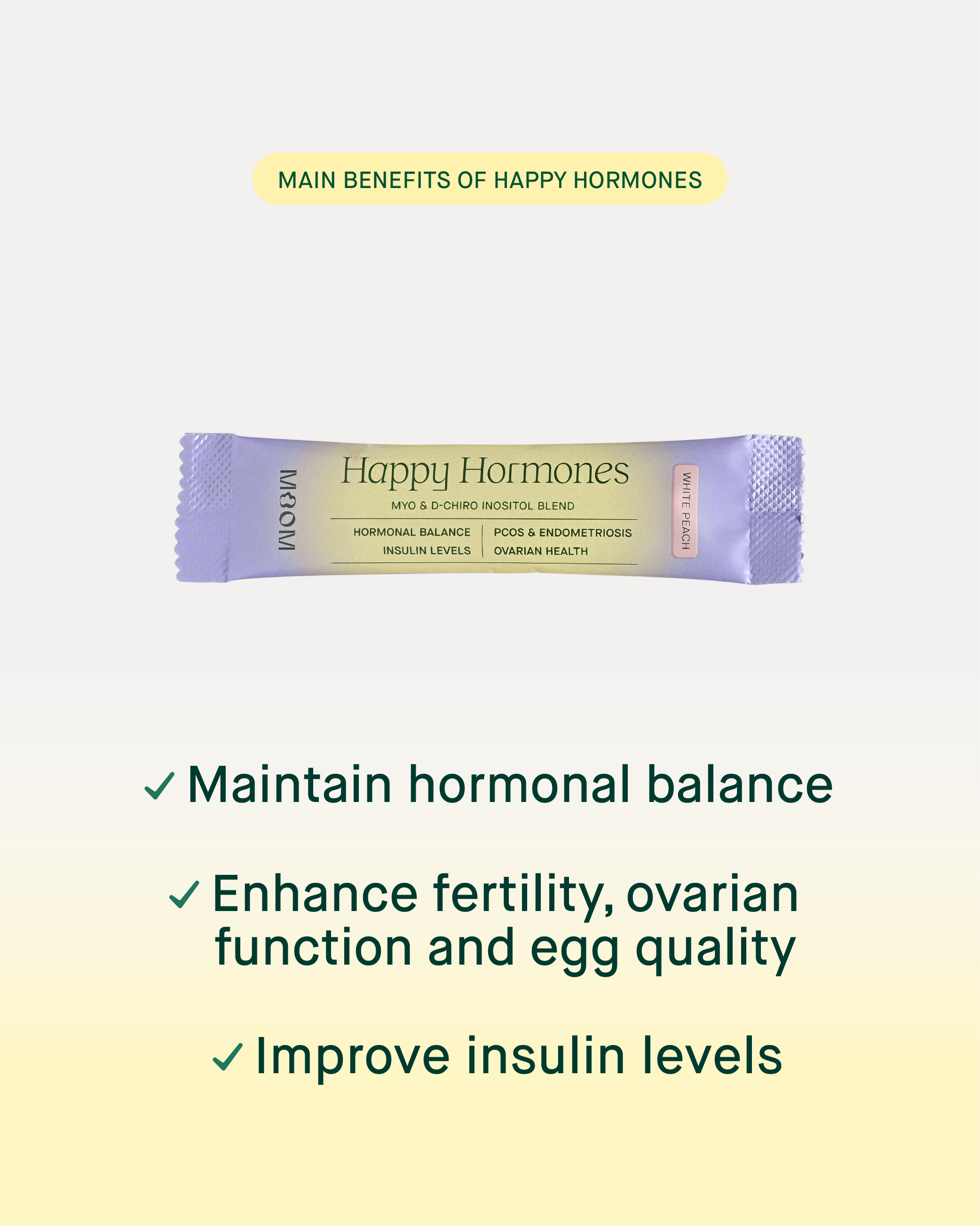 Happy Hormones White Peach
